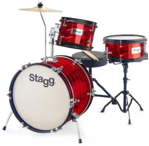 Stagg TIMJR3-16B Conjunto de tambores júnior Rojo Red #18980