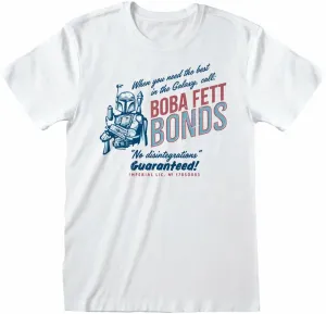 Star Wars Camiseta de manga corta Boba Fett Bonds 2XL Blanco