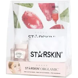 StarSkin Cuidado Cuidado facial Orglamic Geschenkset Pink Cactus Pudding Face Cream 15 ml + Face Mask 15 ml + Headband 1 Stk