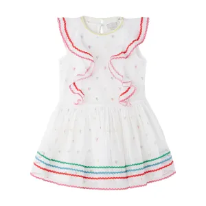 Jersey Dress 4 Ivory/colourful