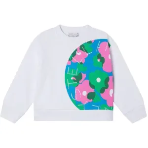 Stella Mccartney Girls Flower Sweater White 10Y
