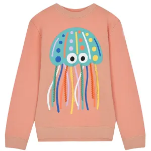 Stella Mccartney Girls Jellyfish Print Sweater Pink 12Y