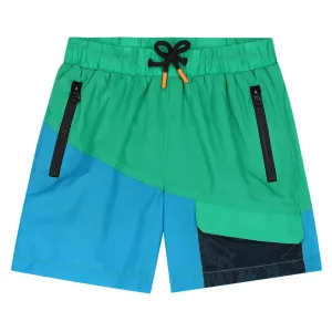 Stella Mccartney Boys Swim-shorts Green 10Y