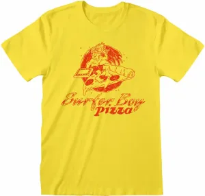 Stranger Things Camiseta de manga corta Surfer Boy Pizza Amarillo 2XL
