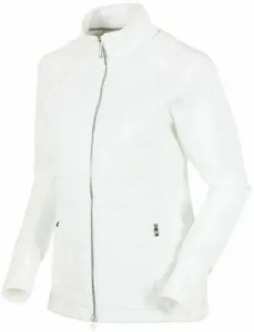 Sunice Womens Ella Hybrid Lightweight Thermal Stretch Jacket Pure White Silver Zipper S