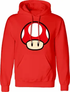 Super Mario Sudadera Power Up Mushroom L Rojo