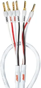 SUPRA Cables Rondo Bi-Wire 2 m Blanco Cable para altavoces Hi-Fi