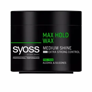 Max Hold Wax Medium Shine - Syoss Cuidado del cabello 150 ml