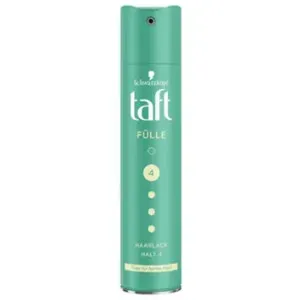 Taft Hair styling Hairspray Volumen Laca (Fijación 4) 250 ml