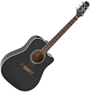 Takamine EF341SC Black Guitarra electroacústica