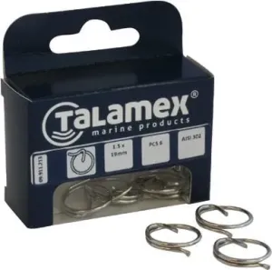 Talamex Key Ring Terminal de cable de acero, tornillo de aparejo para barcos