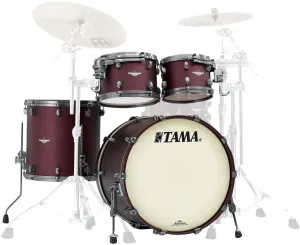 Tama MA42TZUS-FBM Starclassic Maple Flat Burgundy Metallic Conjunto de batería acústica