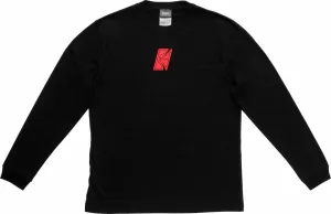Tama Camiseta de manga corta T-Shirt Long Sleeved Black with Red 