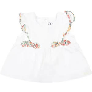 Tartine Et Chocolat Baby Girls Flower Dress White 18M