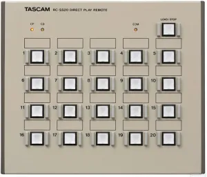 Tascam RC-SS20 Control remoto
