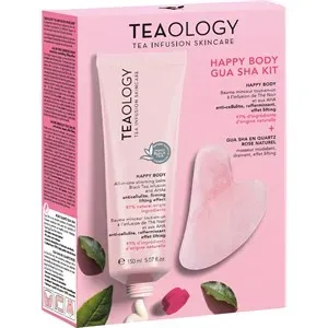 Teaology Cuidado Cuidado corporal Happy Body Guasha Kit Happy Body All-in-One Slimming Balm 150 ml + Rose Quartz Gua Sha 1 ml