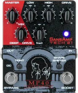 Tech 21 Geddy Lee MP40 Limited Edition Pedal de efectos de bajo