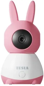 Tesla Smart Camera 360 Baby Blanco-Rosado
