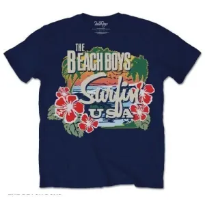The Beach Boys Camiseta de manga corta Surfin USA Tropical Navy L