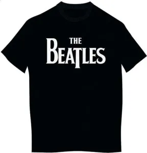 The Beatles Camiseta de manga corta Drop T Logo Black L #650836