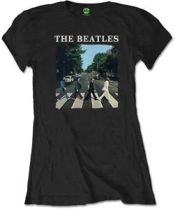 The Beatles Camiseta de manga corta Abbey Road & Logo Black (Retail Pack) XL Negro