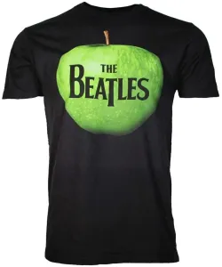 The Beatles Camiseta de manga corta Apple Logo Hombre Black S