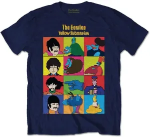 The Beatles Camiseta de manga corta Unisex Yellow Submarine Characters S Navy Blue