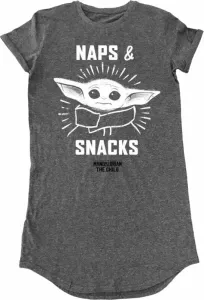 The Mandalorian Camiseta de manga corta Naps And Snacks Dark Heather L
