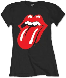 The Rolling Stones Camiseta de manga corta Classic Tongue Mujer Black L