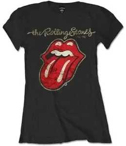 The Rolling Stones Camiseta de manga corta Plastered Tongue Charcoal Grey XL