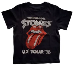 The Rolling Stones Camiseta de manga corta The Rolling Stones US Tour '78 Unisex Black 3 Years