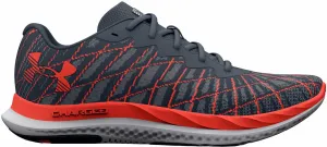 Under Armour Men's UA Charged Breeze 2 Running Shoes Downpour Gray/After Burn/After Burn 41 Zapatillas para correr