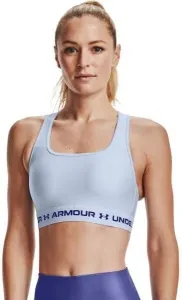 Under Armour Women's Armour Mid Crossback Sports Bra Isotope Blue/Regal S Ropa interior deportiva