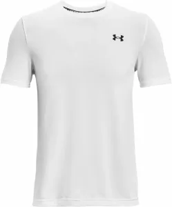 Under Armour UA Seamless T-Shirt White/Black S Camiseta para correr de manga corta