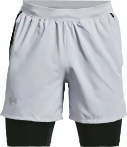 Under Armour Men's UA Launch 5'' 2-in-1 Shorts Mod Gray/Black 2XL Pantalones cortos para correr