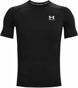 Under Armour Men's HeatGear Armour Short Sleeve Black/White L Camiseta deportiva