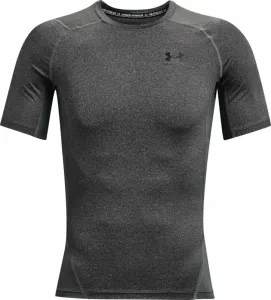 Under Armour Men's HeatGear Armour Short Sleeve Carbon Heather/Black XL Camiseta deportiva