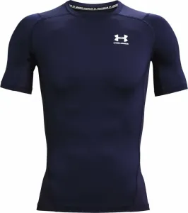 Under Armour Men's HeatGear Armour Short Sleeve Midnight Navy/White 2XL Camiseta deportiva