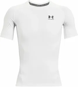 Under Armour Men's HeatGear Armour Short Sleeve White/Black 2XL Camiseta deportiva