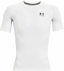 Under Armour Men's HeatGear Armour Short Sleeve White/Black L Camiseta deportiva