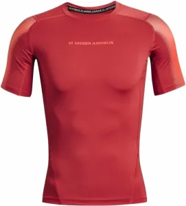 Under Armour Men's UA HeatGear Armour Novelty Short Sleeve Chakra/After Burn XL Camiseta deportiva