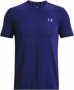 Under Armour Men's UA Rush Seamless Legacy Short Sleeve Sonar Blue/Black L Camiseta deportiva