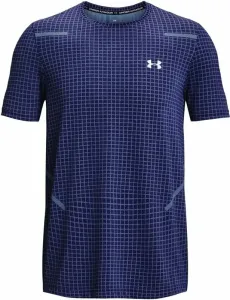 Under Armour Men's UA Seamless Grid Short Sleeve Sonar Blue/Gray Mist L Camiseta deportiva