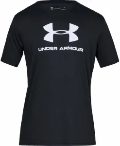 Under Armour Men's UA Sportstyle Logo Short Sleeve Black/White L Camiseta deportiva