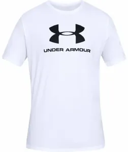 Under Armour Men's UA Sportstyle Logo Short Sleeve White/Black 2XL Camiseta deportiva