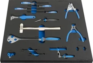 Unior Set of Tools in Tray 3 for 2600B Conjunto de herramientas