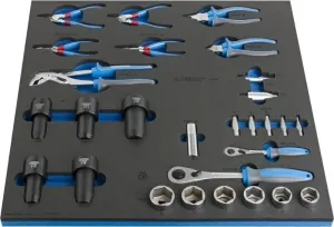 Unior Set of Tools in Tray 3 for 2600D Conjunto de herramientas