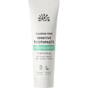 Urtekram Fluoride Free Sensitive Toothpaste Strong Mint 0 75 ml