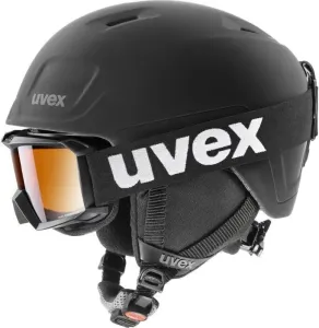 UVEX Heyya Pro Set Pure Black 51-55 cm Casco de esquí