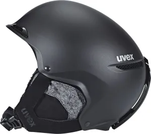UVEX Jakk+ Style Style Black Mat 52-55 cm Casco de esquí